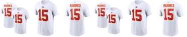 Nike Men's Patrick Mahomes White Kansas City Chiefs Name and Number T-shirt